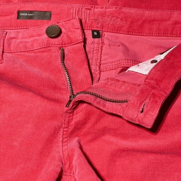 KUT from the Kloth Womens Red Corduroy Pants - Picture 8 of 12